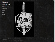 Tablet Screenshot of maeganlemayart.com
